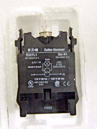 Eaton Cutler-Hammer Green Incandescent Indicating Light 120VAC E22H3X11