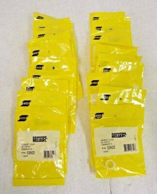 ESAB Standard Insulator Gasket Cups For Heliarc HW-24 & HW-26 Torch Qty.20 53N22