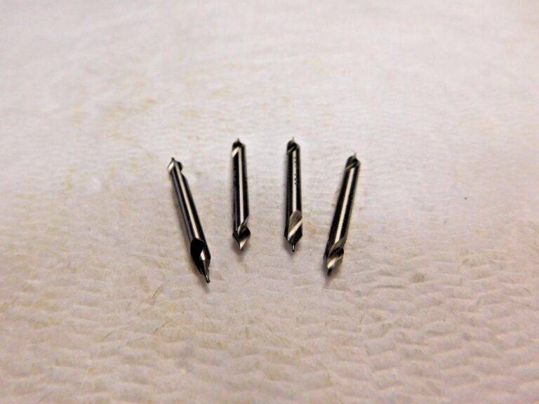SPI Combined Drill & Countersink #00 0.025" Dia 60º Angle HSS Lot of 4 82-302-1