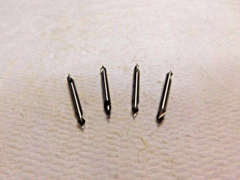 SPI Combined Drill & Countersink #00 0.025" Dia 60º Angle HSS Lot of 4 82-302-1