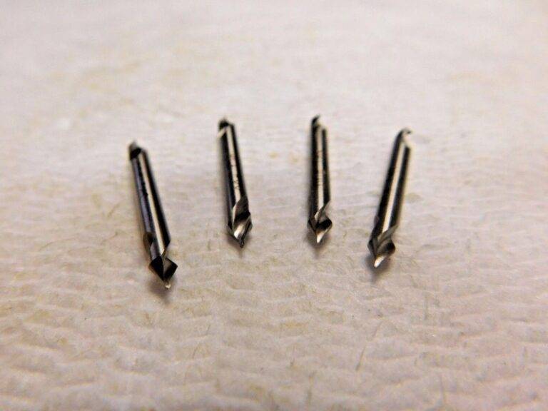 SPI Combined Drill & Countersink #00 0.025" Dia 60º Angle HSS Lot of 4 82-302-1