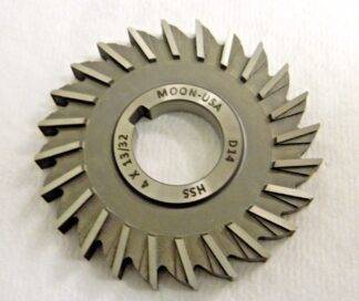Moon Cutter HSS Side Milling Cutter 4" x 13/32" x 1-1/4" 24 Teeth SM4406