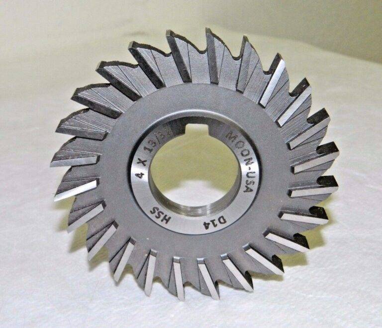 Moon Cutter HSS Side Milling Cutter 4" x 13/32" x 1-1/4" 24 Teeth SM4406