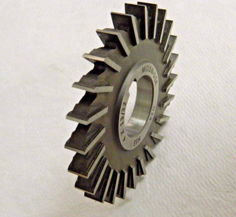 Moon Cutter HSS Side Milling Cutter 4" x 13/32" x 1-1/4" 24 Teeth SM4406