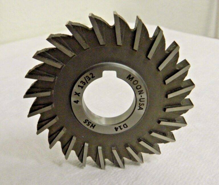 Moon Cutter HSS Side Milling Cutter 4" x 13/32" x 1-1/4" 24 Teeth SM4406
