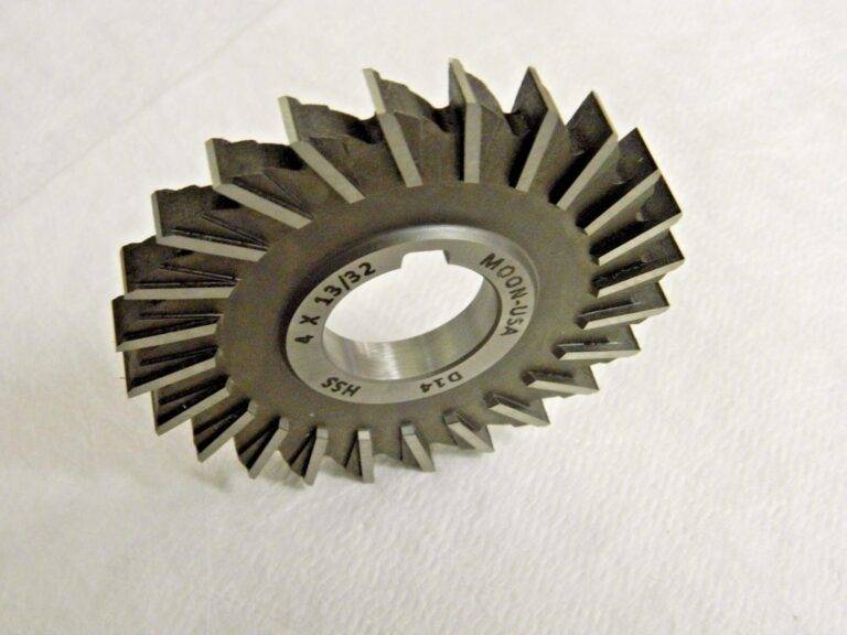 Moon Cutter HSS Side Milling Cutter 4" x 13/32" x 1-1/4" 24 Teeth SM4406