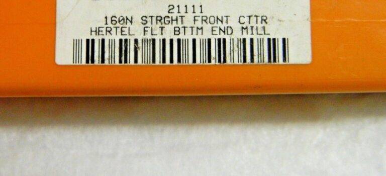 Hertel Indexable Back Draft End Mill HSS 160N 1" Cutting Diam 21111 91856443