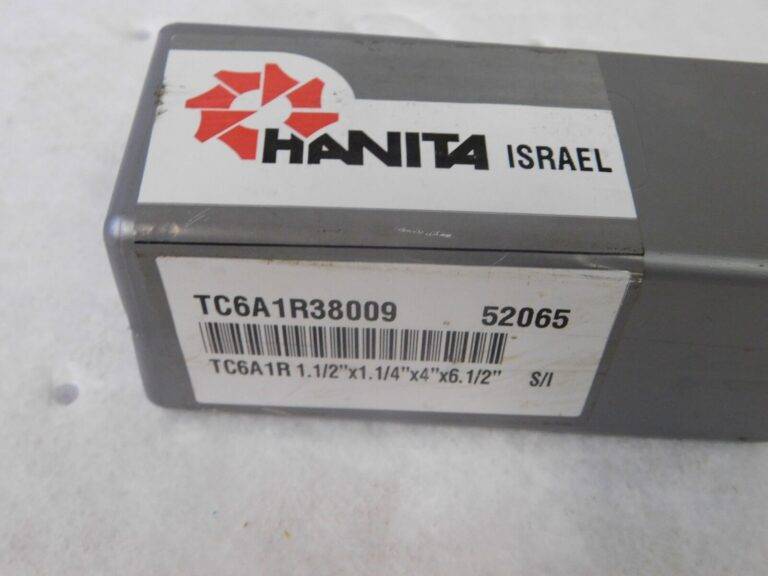 Hanita Cobalt Roughing End Mill 1-1/2” Dia 4” LOC 3Fl 6.5” OAL 52065 TC6A1R38009