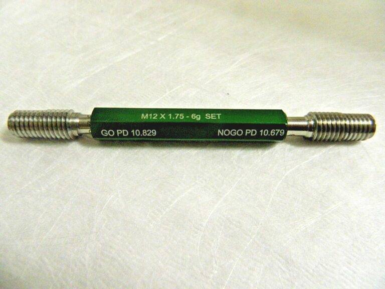GF Gage Go/No Go Truncated Taperlock Thread Gage M12 x 1.75 6G S1201756GS