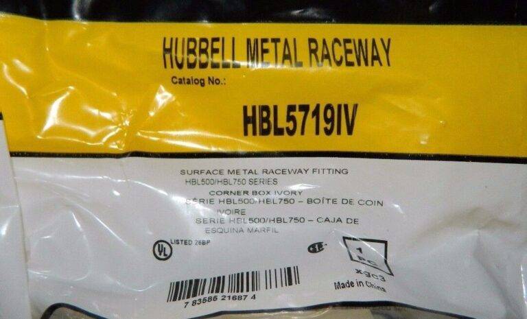 Hubbell 2-1/2" Long x 60.96" Wide x 2-1/2" High Raceway QTY 2 HBL5719IV