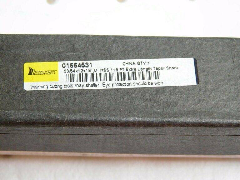 Interstate Taper Shank Drill Bit 3MT HSS 53/64" x 18" OAL 01664531