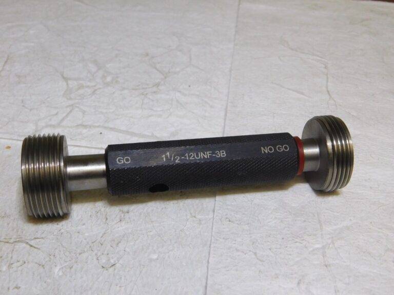TFT Tools Double End Plug Thread Gage 1-1/2-12 UNF Class 3B GO/NOGO 2614-9612