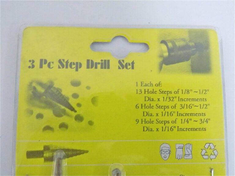 Nuline 1/8, 3/16, 1/4 to 3/4, (2) 1/2" HSS Drill Bit Set QTY 2 08371999