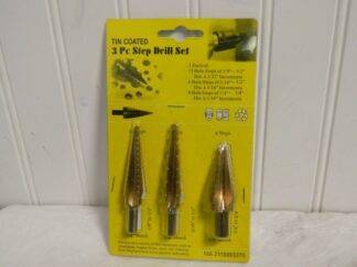 PRO HSS Drill Bit Set 1/8, 3/16, 1/4 to 3/4, (2) 1/2" TiN Finish 08372005