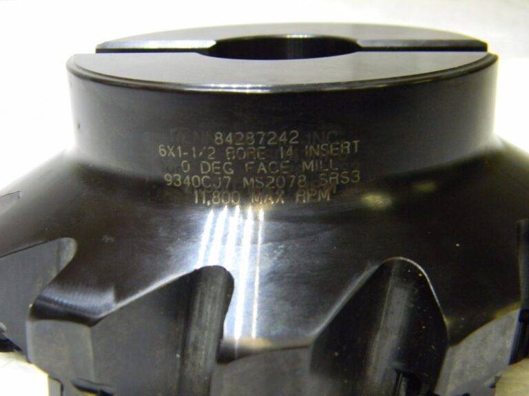 Kennametal Indexible Sq Shoulder Shell Mill 6" Cut Dia 0.361" Max DOC 1024968