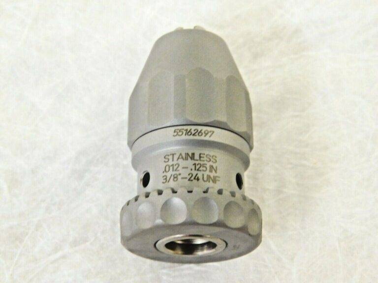 Accupro Threaded Mount Drill Chuck SS 3/8-24 0.3-3.18mm Capacity 55162697