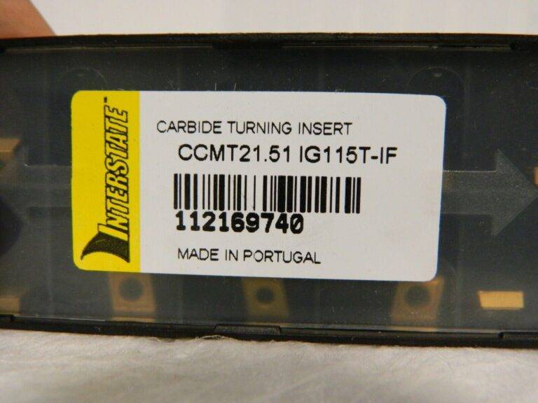 Interstate Carbide Turning Insert CCMT21.51 IF IG115T Grade Qty 10 112169740