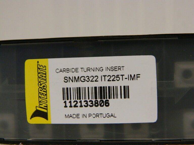 Interstate Carbide Turning Insert SNMG322 IMF Grade IT225T Qty 10 112133806