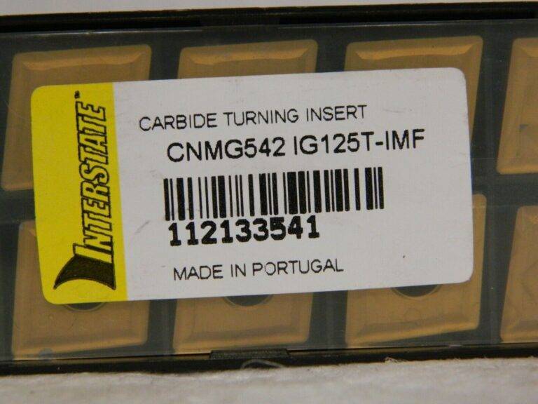 Interstate Carbide Turning Insert CNMG542 IMF IG125T Grade Qty 10 112133541