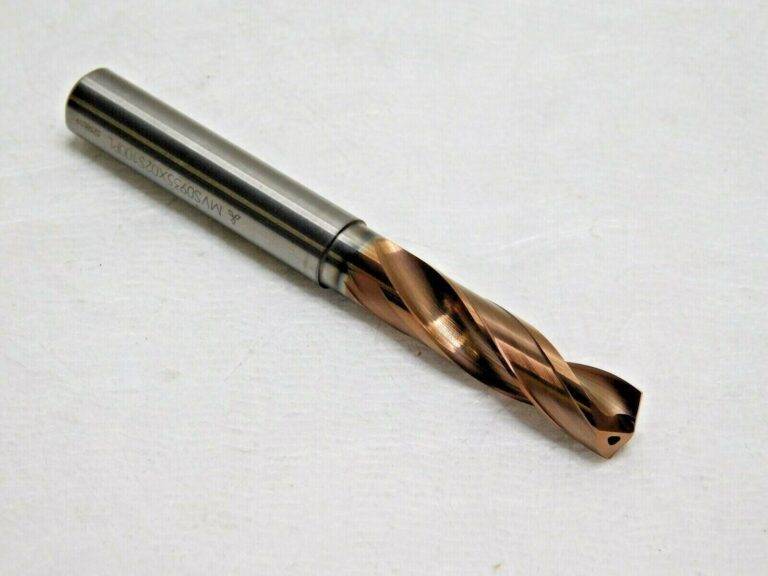Mitsubishi Carbide Drill 0.368" Diam 145° 2FL MVS0935X02S100PL DP1020 10542880