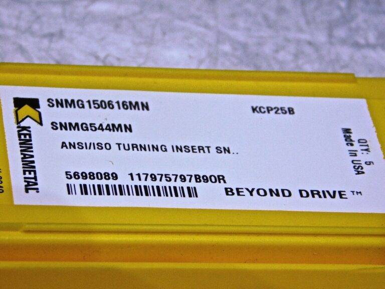 Kennametal Carbide Turning Inserts SNMG544MN Grade-KCP25B Qty 5 5698089