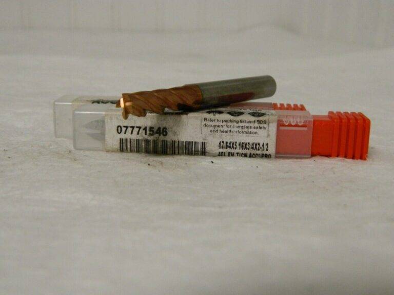 Accupro Square End Mill 17/64" 3/4"LOC 5/16" Diam 2-1/2" OAL 4 FL Qty 2 07771546