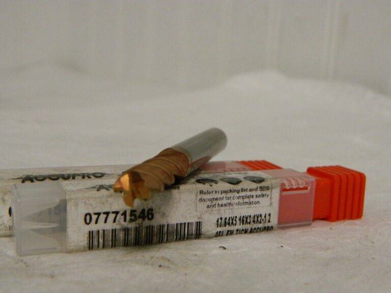 Accupro Square End Mill 17/64" 3/4"LOC 5/16" Diam 2-1/2" OAL 4 FL Qty 2 07771546