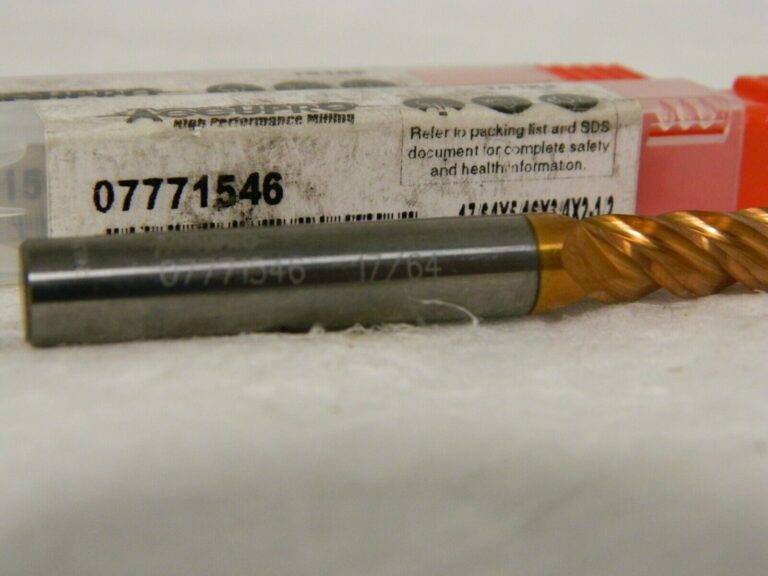 Accupro Square End Mill 17/64" 3/4"LOC 5/16" Diam 2-1/2" OAL 4 FL Qty 2 07771546