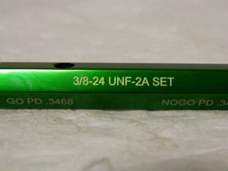 GF Gage Go/No Go Truncated Taperlock Thread Gage 3/8-24 UNF-2A S0375242AS
