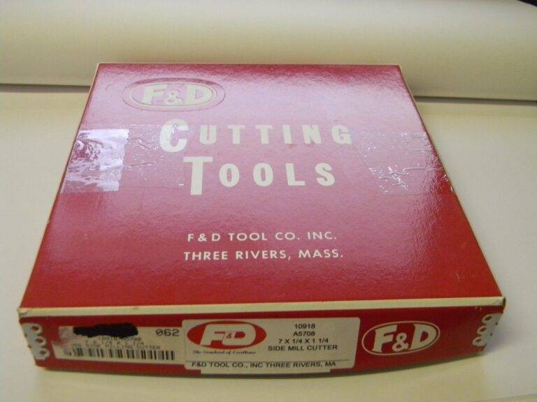 F&D Tool Co. Side Milling Cutter 7" x 1/4" x 1-1/4" HSS 10918-A5708