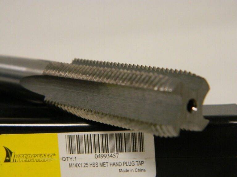 Interstate HSS Standard Hand Tap M14x1.25 Metric Fine D4 4-FL Qty 2 04993457