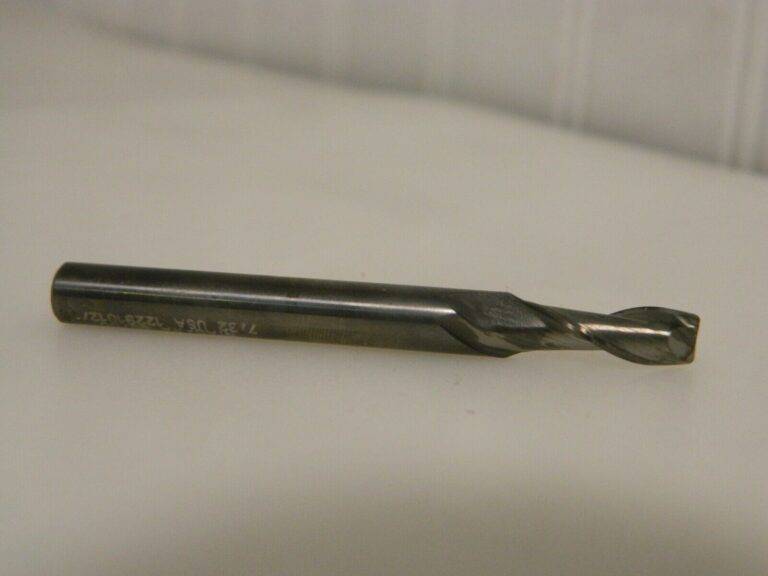 Niagara SC Sq End Mill 7/32" 5/8" LOC 1/4" Shk Dia 2-1/2" OAL 2 FL Qty 2 N85750