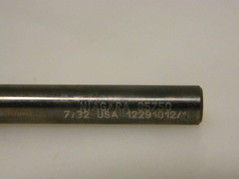 Niagara SC Sq End Mill 7/32" 5/8" LOC 1/4" Shk Dia 2-1/2" OAL 2 FL Qty 2 N85750