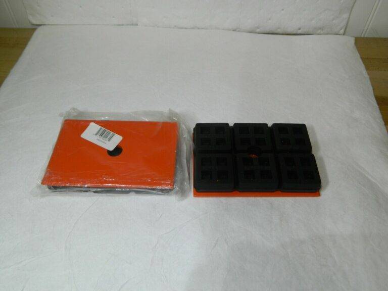 Mason Machinery Leveling Pad & Mat 6"x4"x1" Neoprene & Steel Qty 2 MBSW6X4
