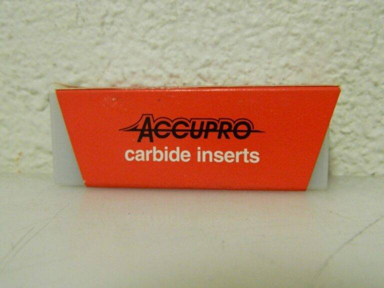 Accupro Carbide Inserts 10 Pack TNMA 432 C5