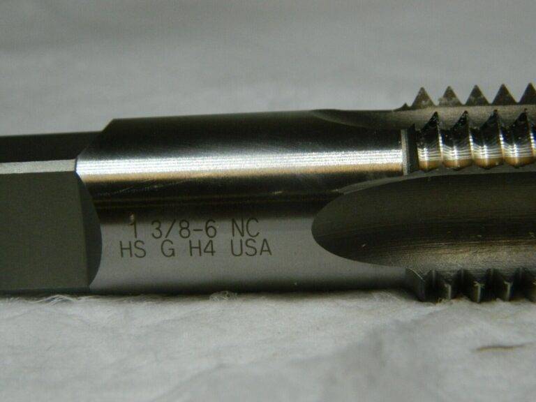 Precision HSS Straight Flute Standard Hand Tap 1-3/8 - 6 UNC H4 4-FL 3868667