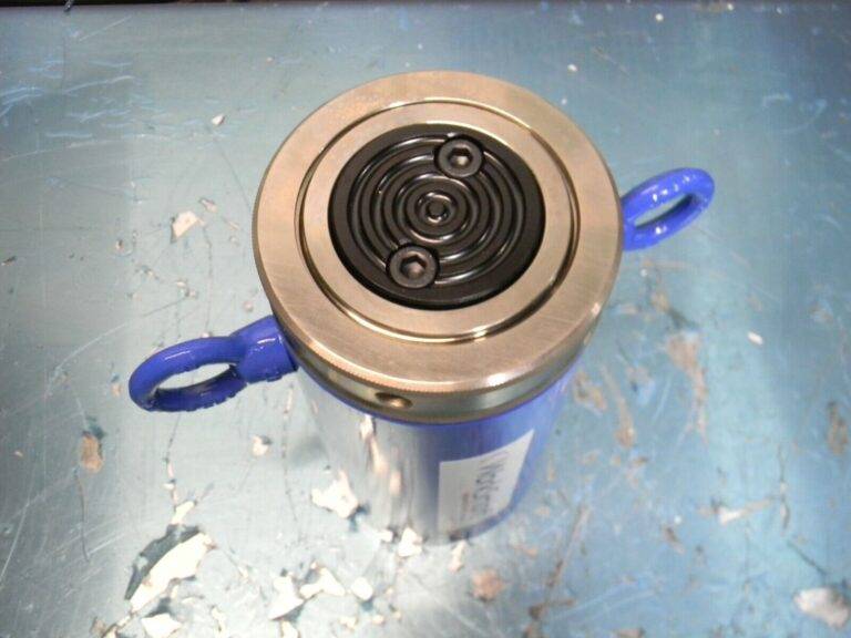 WorkSmart Hydraulic Lock Nut Cylinder 55 Ton Capacity 6" Stroke 10,000 PSI Max