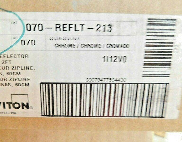 Leviton Zipline Reflectors 3-Lamp Fixture Specular Aluminum Qty 10 REFLT-213