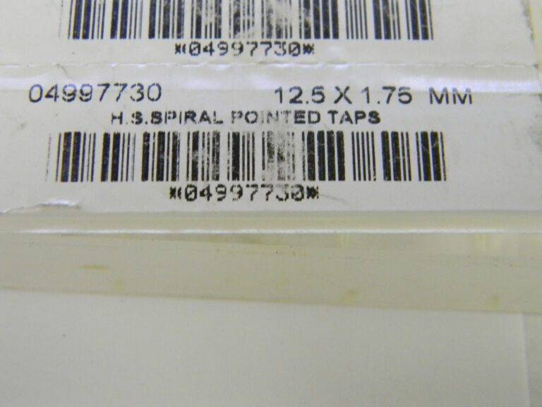 5-Pack Interstate HSS Spiral Pointed Tap 12.5mm x1.75mm 1-5/8" x 3-3/8" 6H 3F