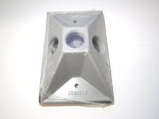 Crouse-Hinds Box Covers 3 Outlet 1/2" Hub Weatherproof Qty. 8 TP7320