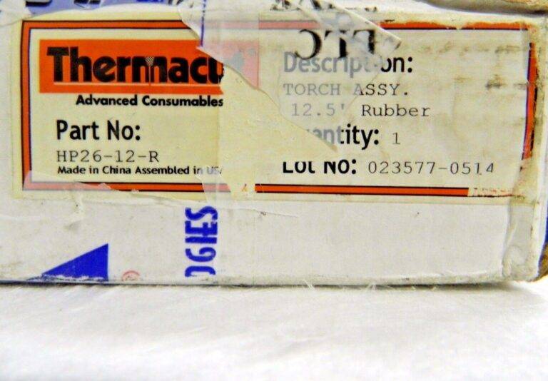 Thermacut TIG Torch Assy 26HP 200 AMP 12-1/2 Ft Long HP-26-12-R