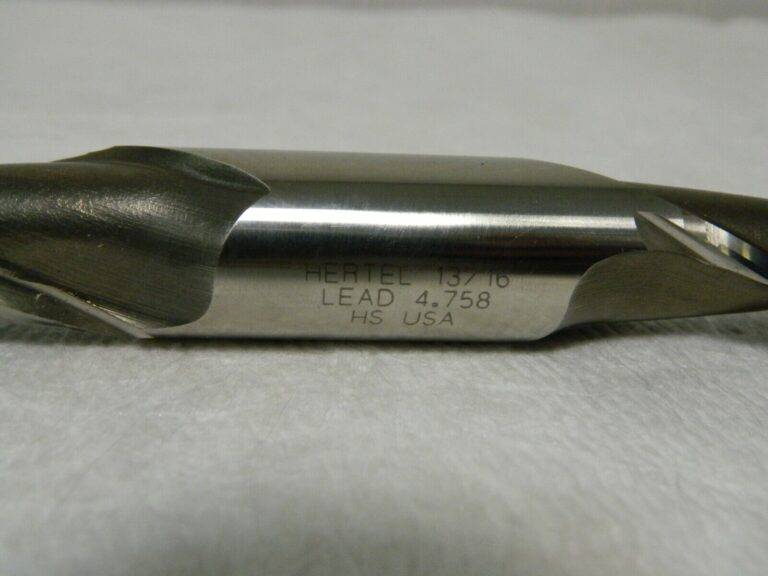 Hertel HSS Square End Mill 13/16" 1-9/16" LOC 7/8" Shk 5-1/2" OAL 2 FL 41115619