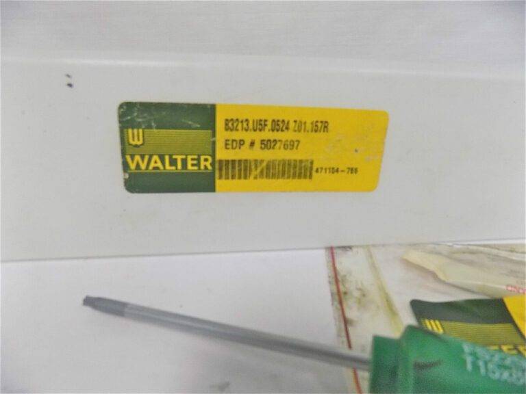 Walter Indexible Coolant-Thru Drill 2" x 3" x 12-3/4" 5027697
