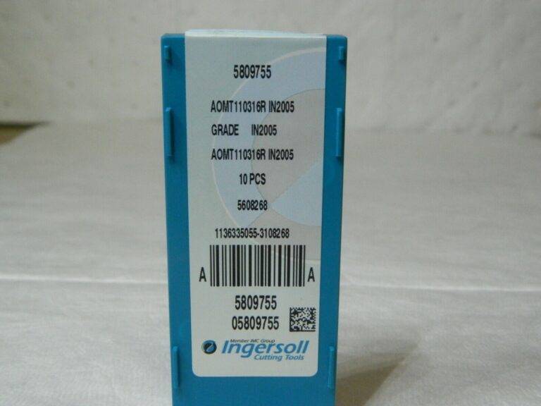 Ingersoll Tools Carbide Milling Insert AOMT110316 Grade IN2005 QTY 10 5809755