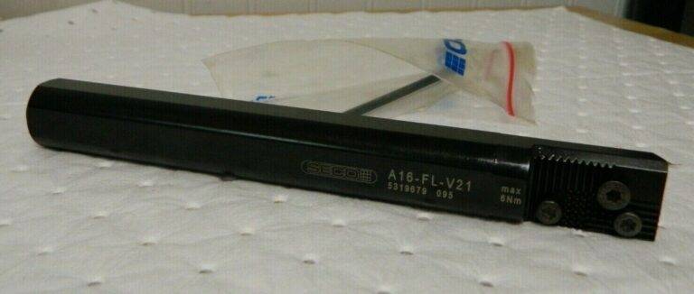 Seco A16-FL Indexable Boring Bar 8" OAL 1" Shank Diam 1.81" Max Bore Depth 55241