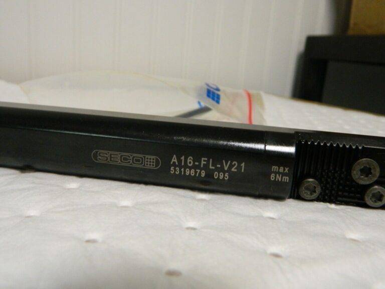 Seco A16-FL Indexable Boring Bar 8" OAL 1" Shank Diam 1.81" Max Bore Depth 55241