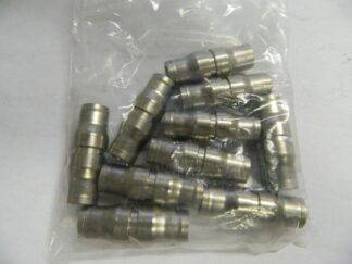 Parker Llegris Nickel Brass Push to Connect Tube Union QTY 10 3606 10 00