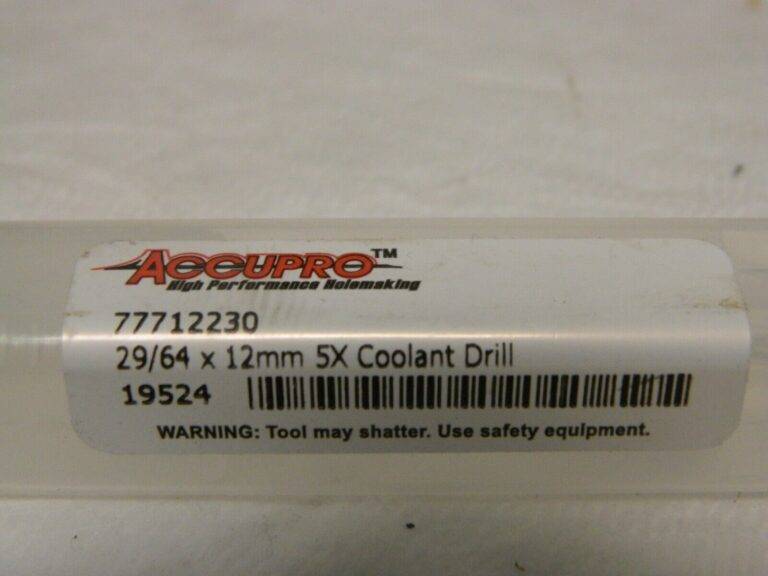 Accupro 29/64" 140° Solid Carbide Jobber Drill 132mm OAL 77712230