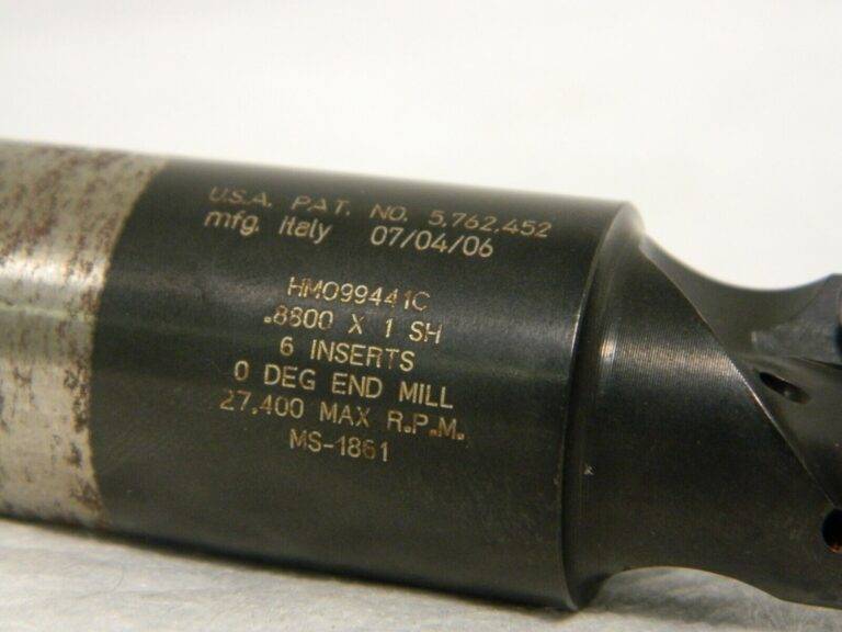 Hertel Indexable End Mill .8800" x 1" x 1-1/2" x 4" 2F 27400rpm HS 6 HMO99441C