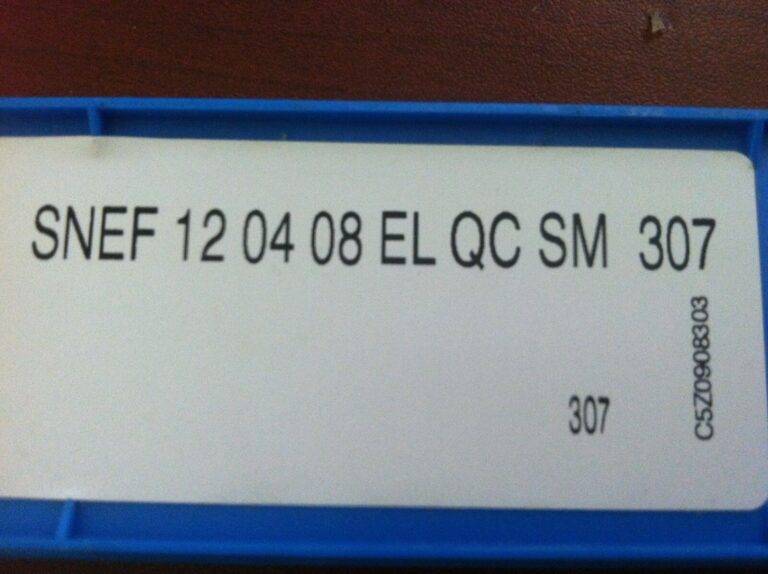 Valenite Milling Inserts SNEF120408EL-QC Grade SM307 Carbide QTY 10 05931